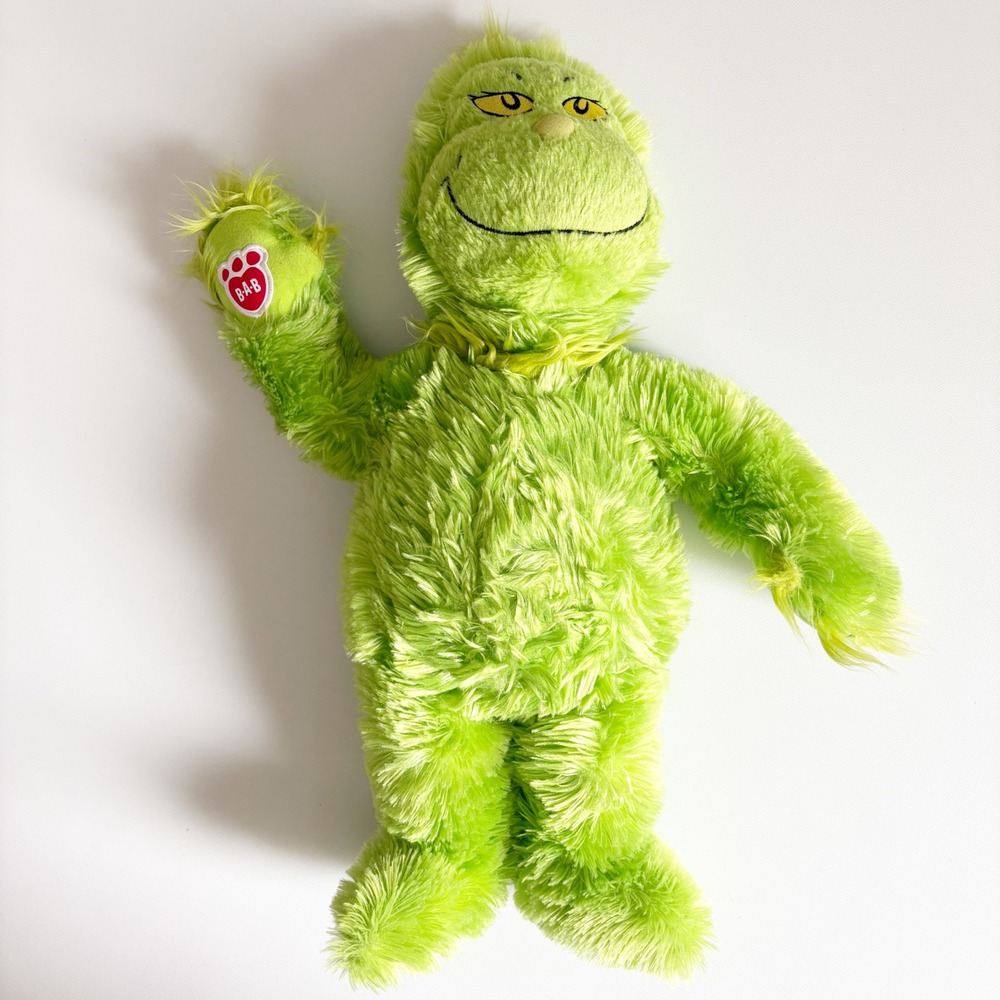 Build-A-Bear BAB 2021 The Grinch Dr Seuss Holiday Christmas Plush Toy Green 20"